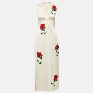 MAGDA BUTRYM
Floral silk and wool midi dress